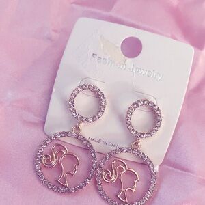 🚨SOLD🚨 Barbie Silver Tone Earrings